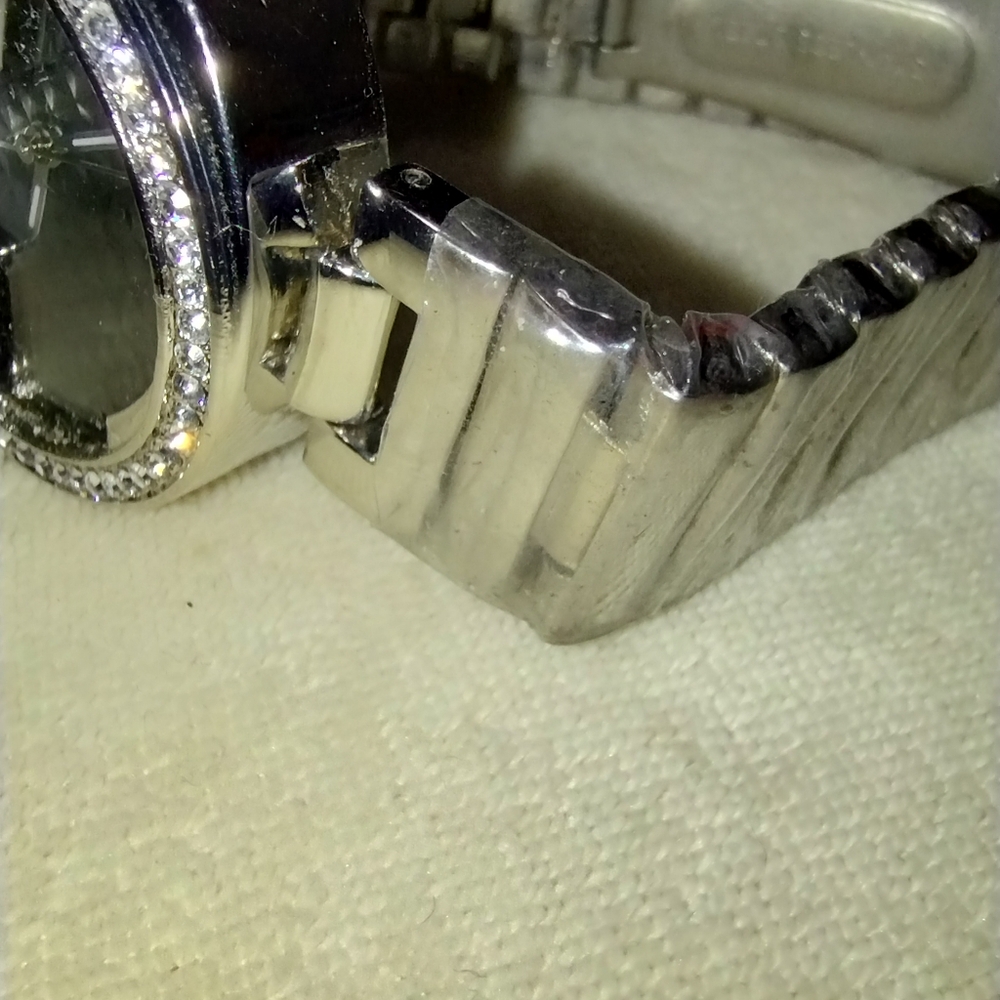 Women's Gucci Watch, Black Bezel, Stones Around Face, Stainless Steel, #1699 #10 - Picture 16 of 16